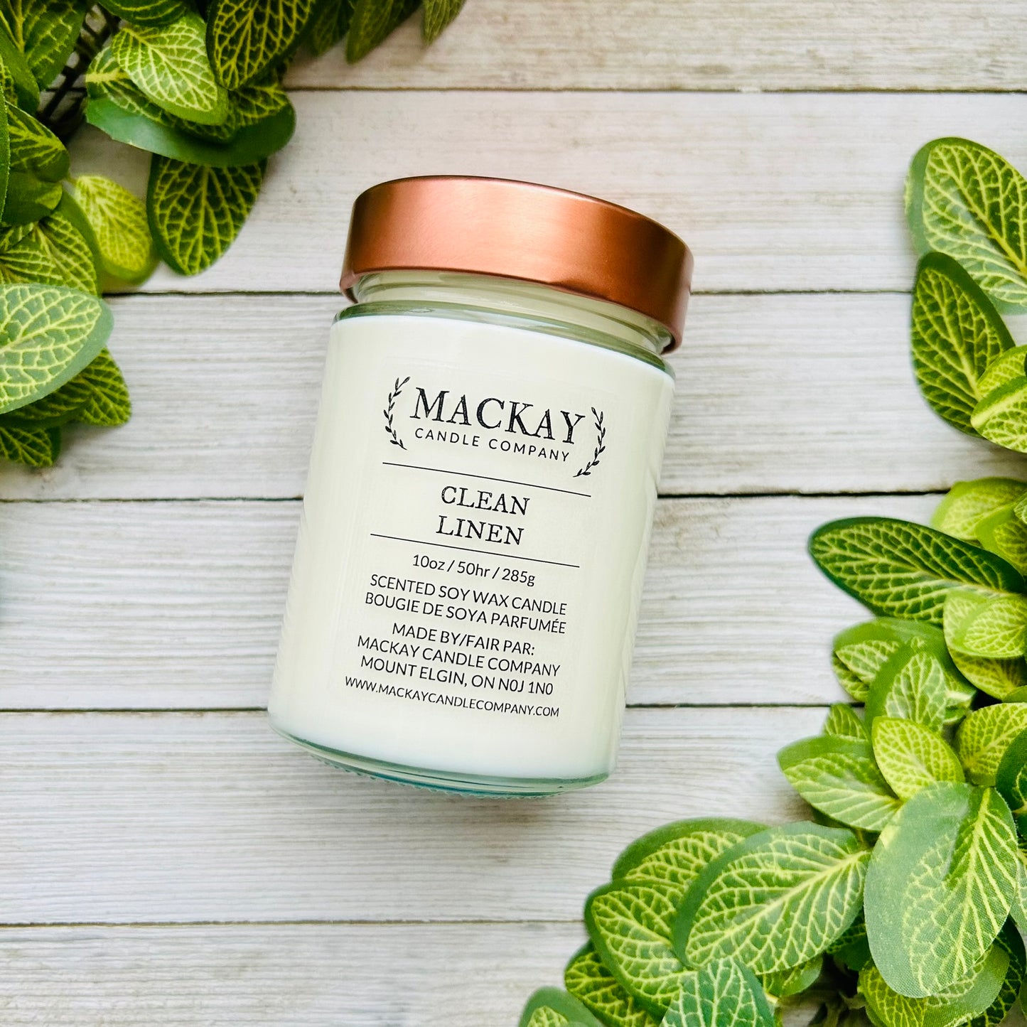 Clean Linen Large Library Jar