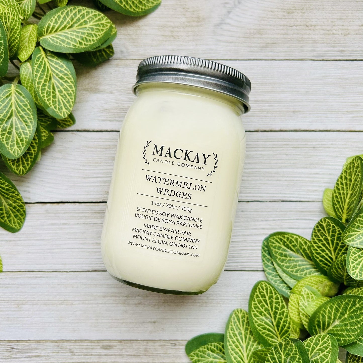 Watermelon Wedges Large Mason Jar