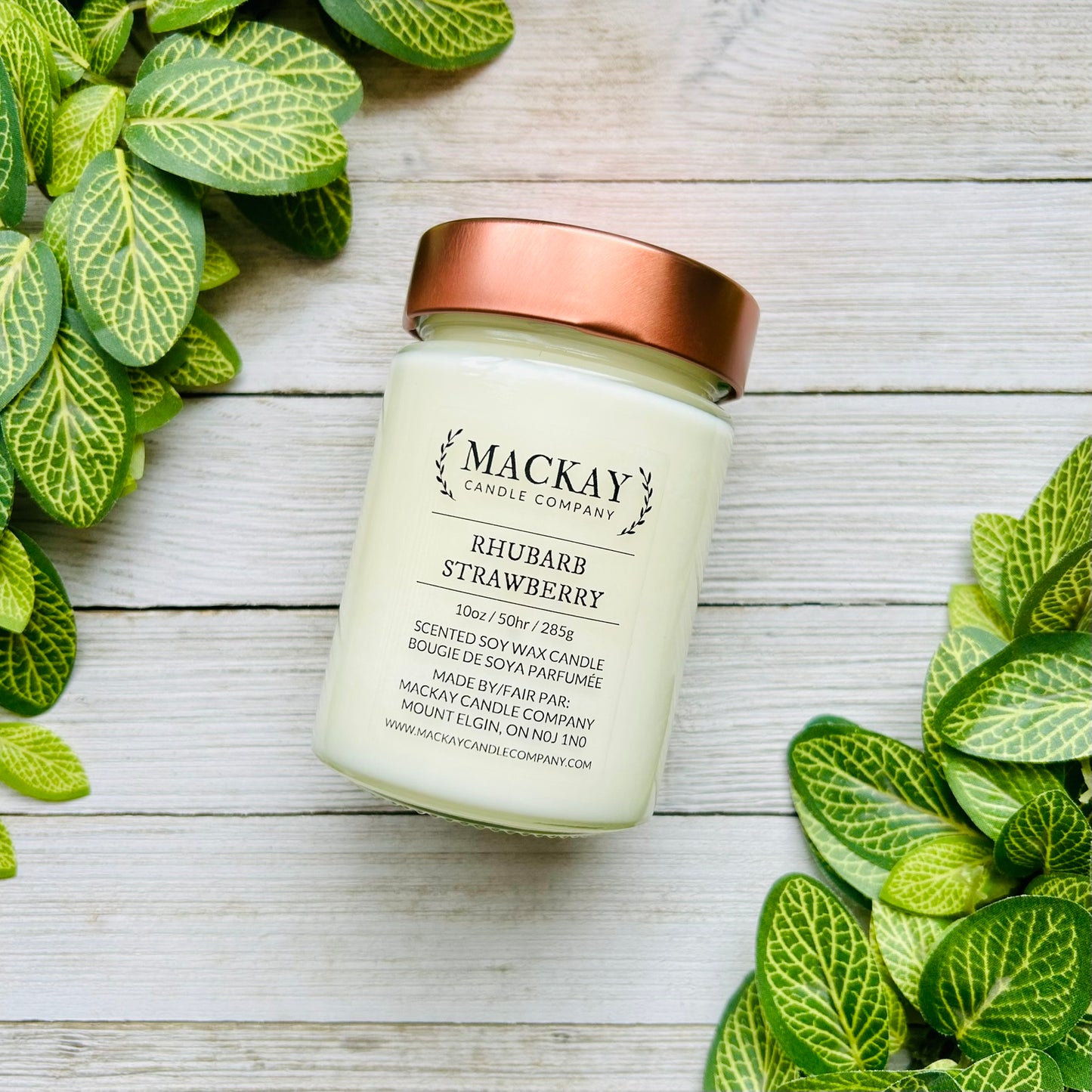 Rhubarb Strawberry Large Library Jar