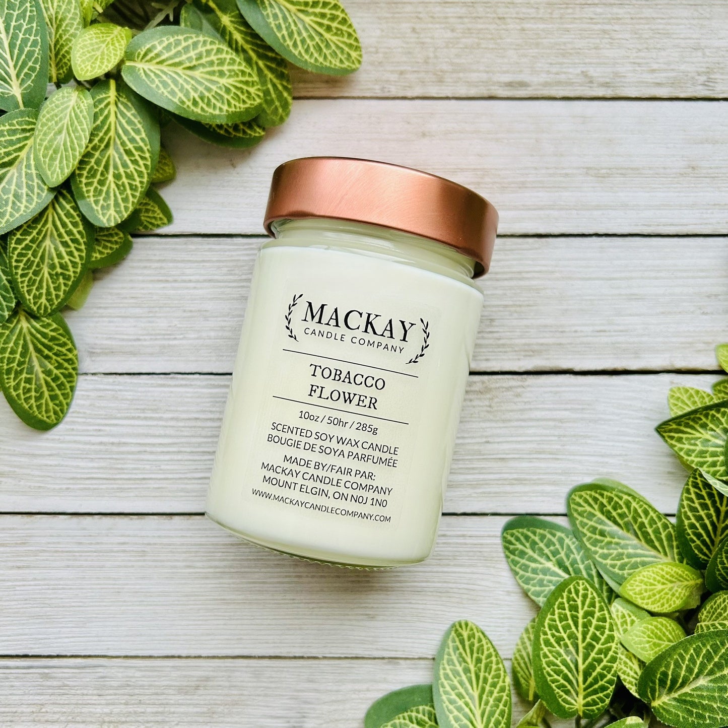 Tobacco Flower Large Library Jar