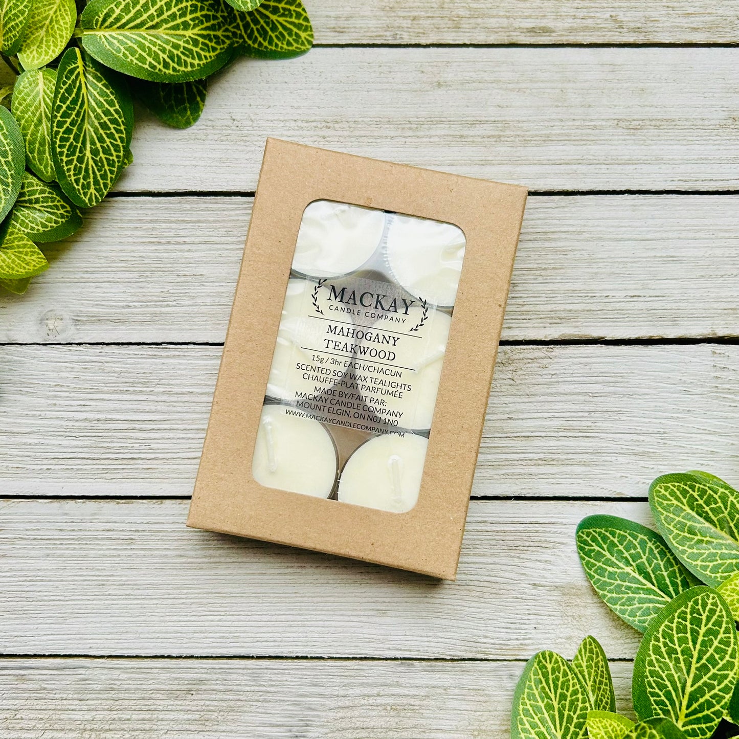 Mahogany Teakwood Tealights