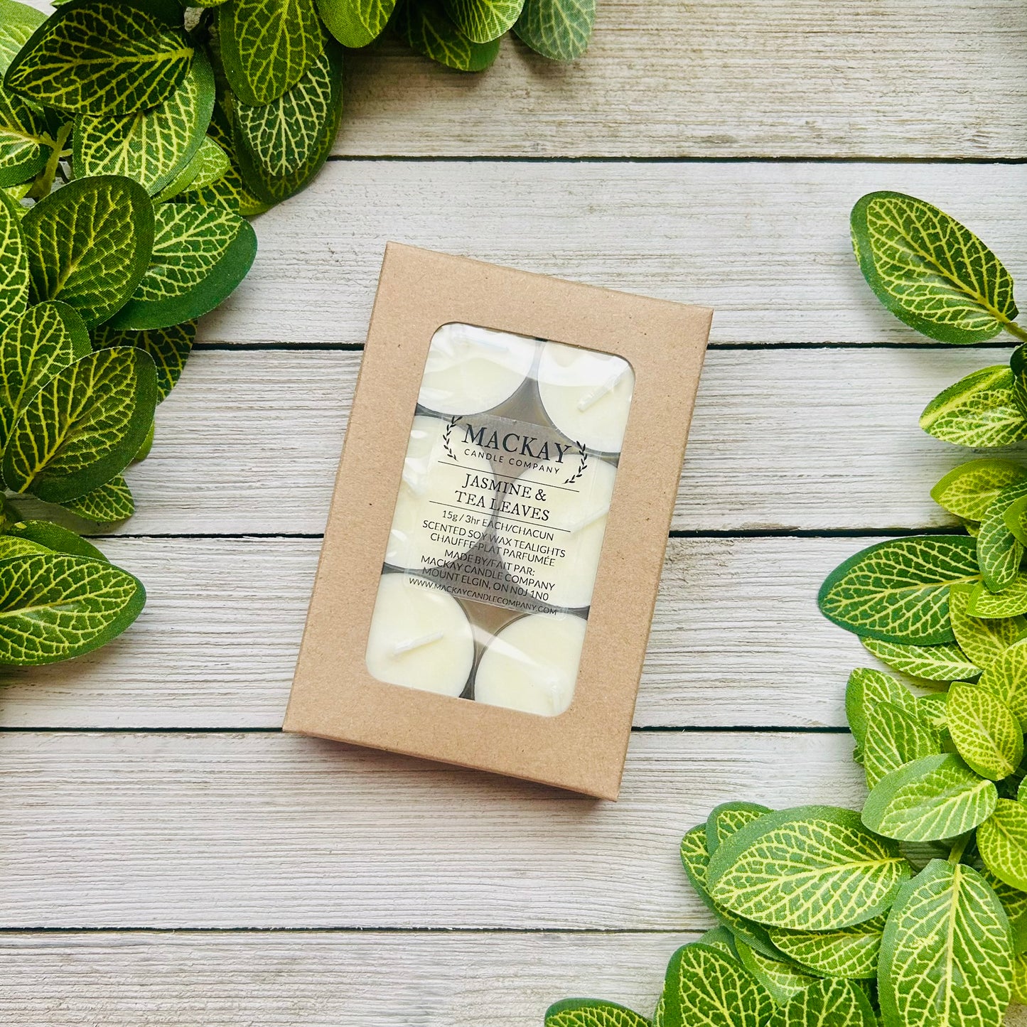 Jasmine & Tea Leaves Tealights