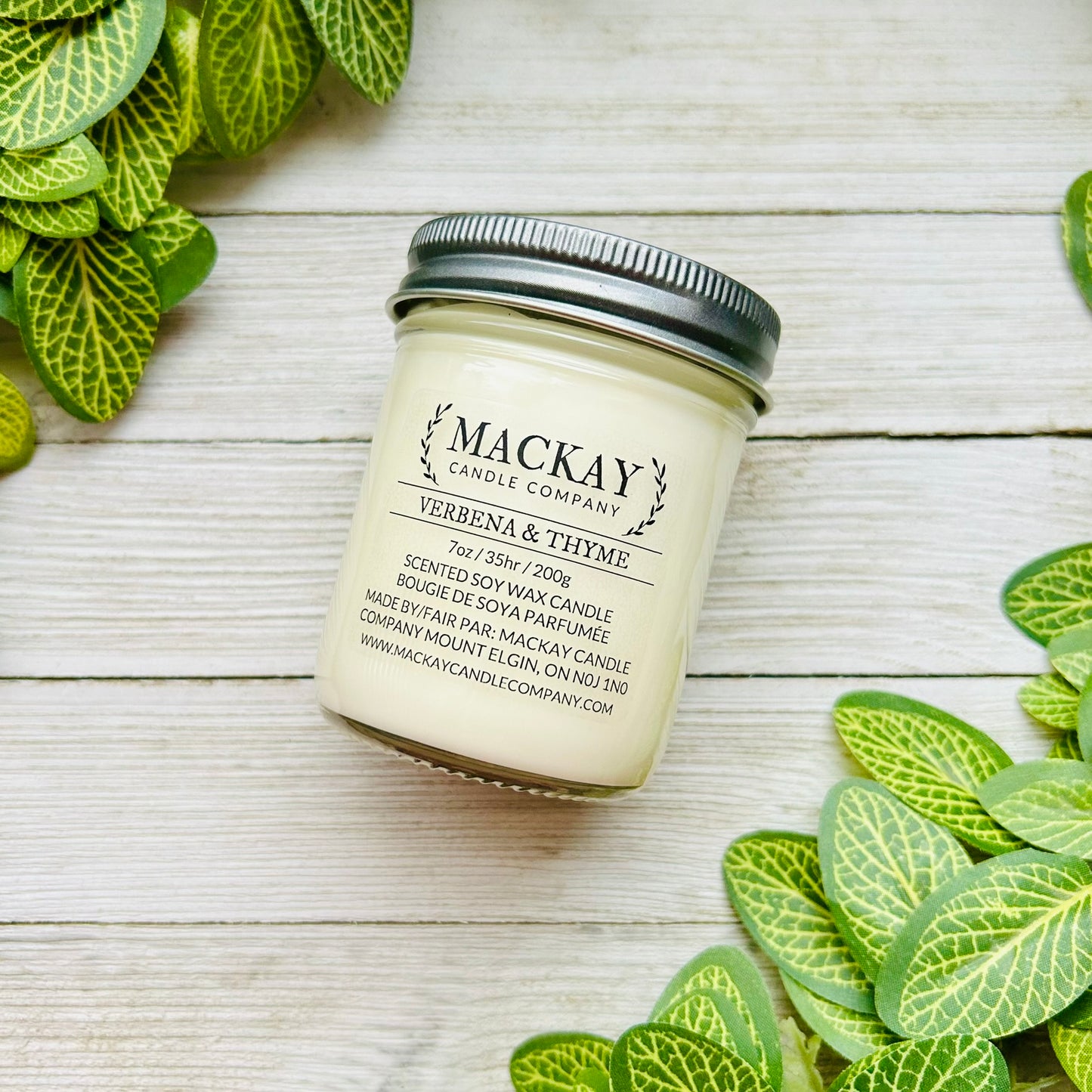 Verbena & Thyme Small Mason Jar