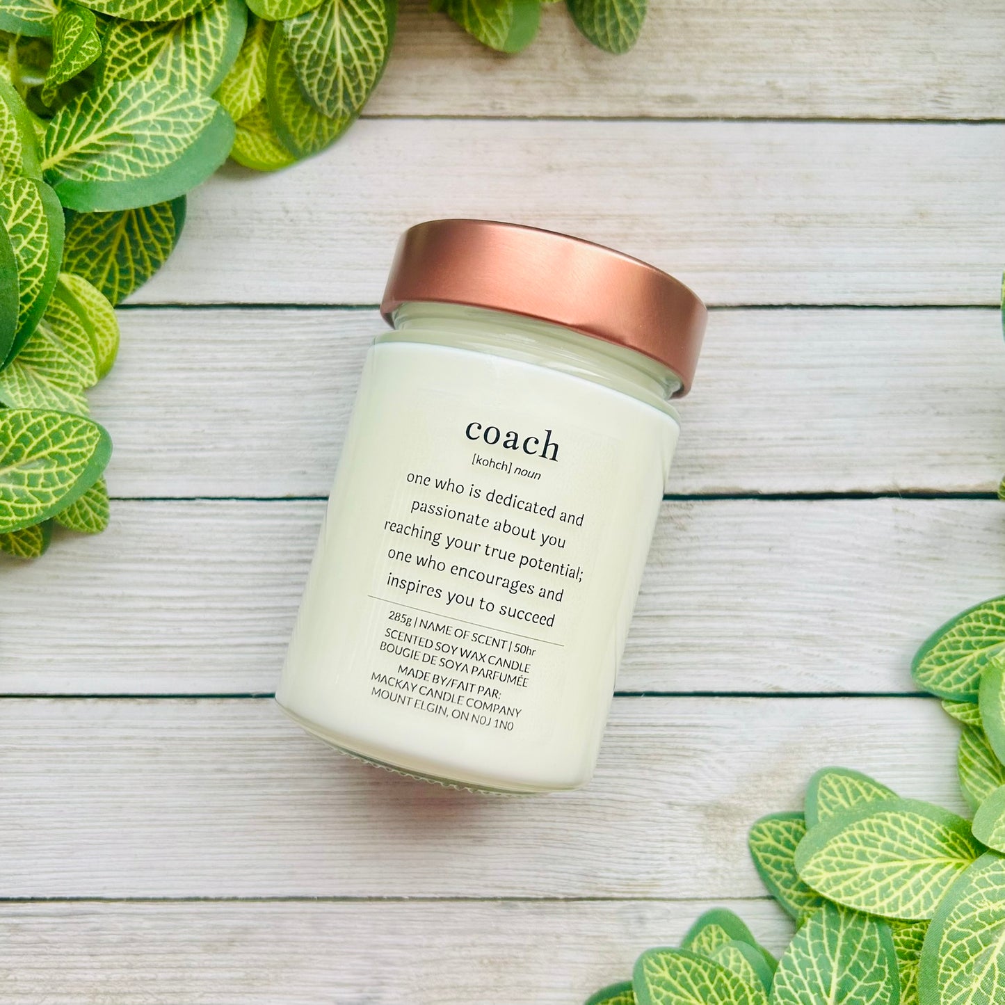 'Coach' Definition Candle (Library Jar)