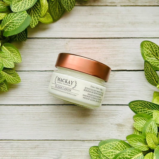 Clean Linen Small Library Jar