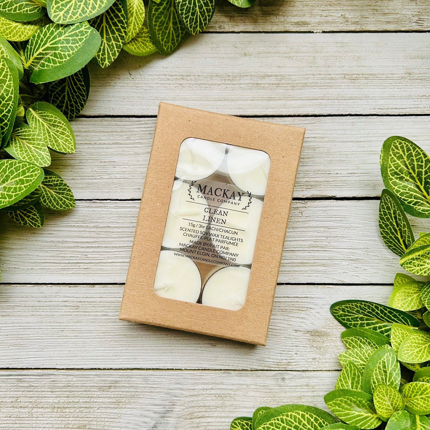 Clean Linen Tealights