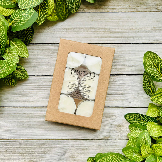 Clean Linen Tealights