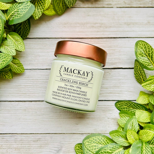 Crackling Birch Medium Library Jar