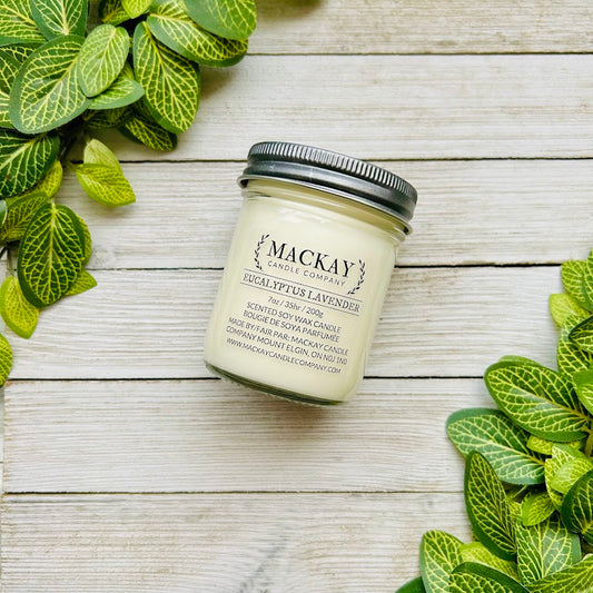 Eucalyptus Lavender Small Mason Jar