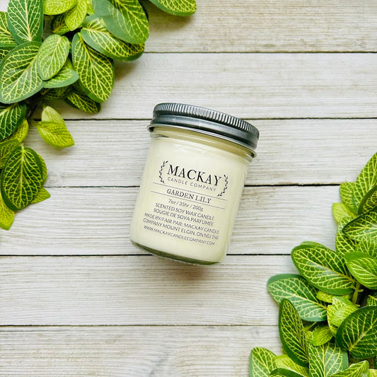 Garden Lily Small Mason Jar
