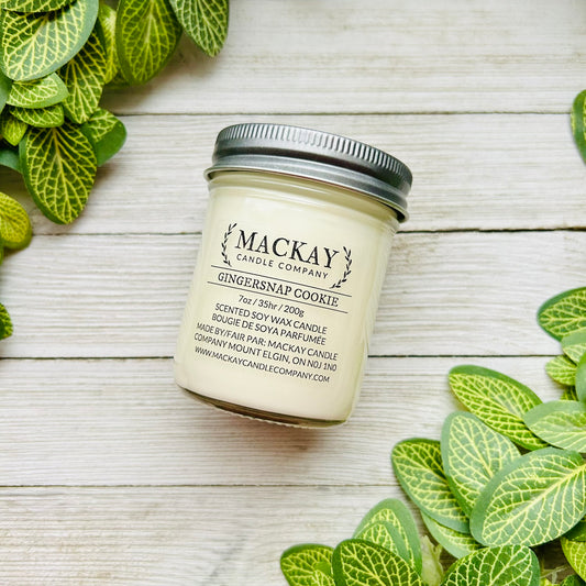 Gingersnap Cookie Small Mason Jar