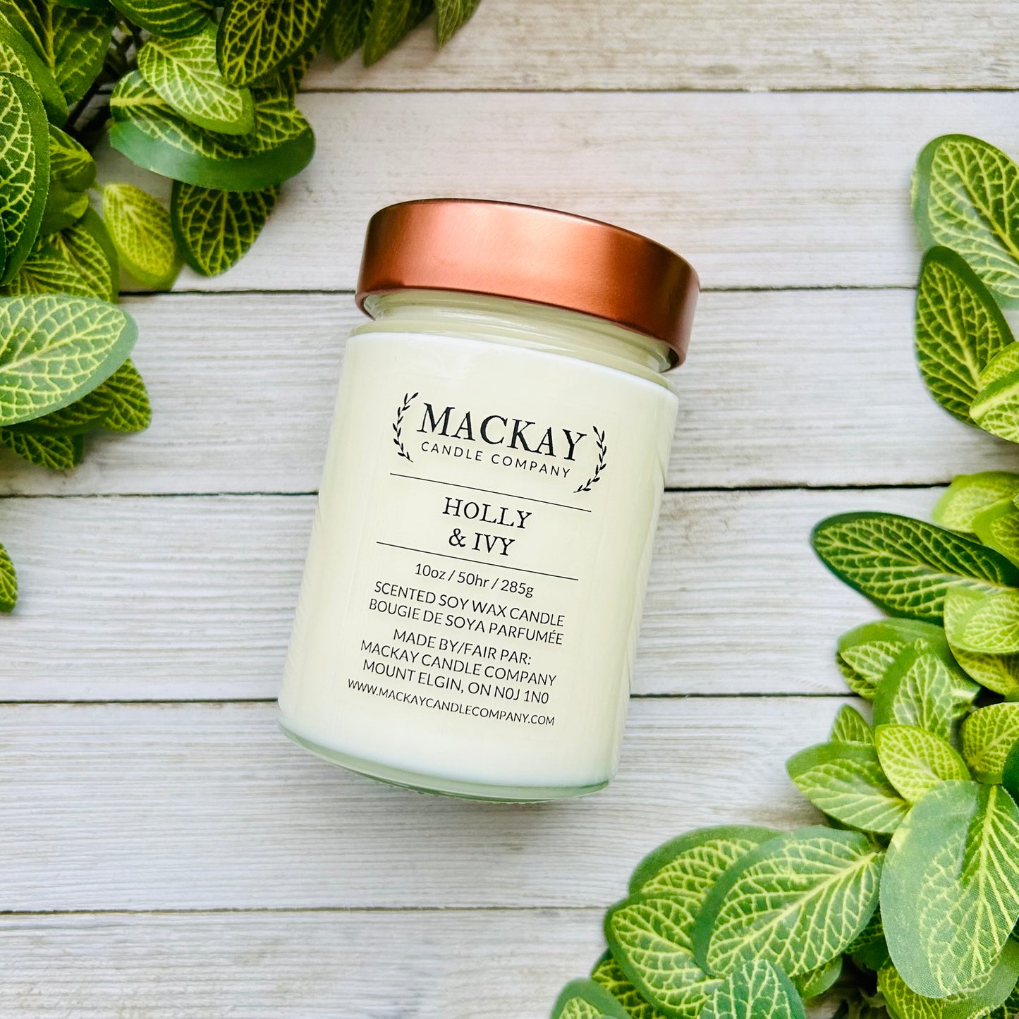 Holly & Ivy Large Library Jar