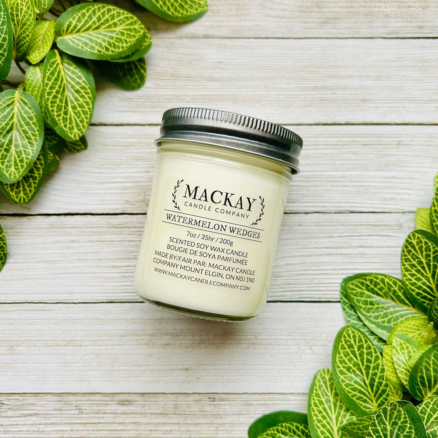 Watermelon Wedges Small Mason Jar