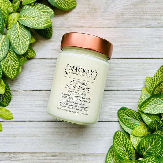 Rhubarb Strawberry Large Library Jar