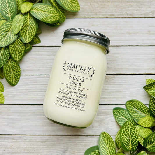 Vanilla Sugar Large Mason Jar