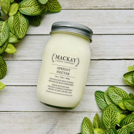 Apricot Nectar Large Mason Jar