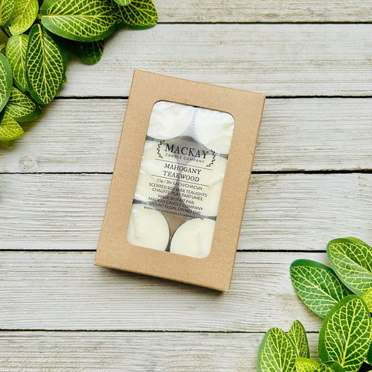 Mahogany Teakwood Tealights