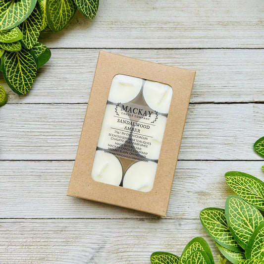 Sandalwood Amber Tealights