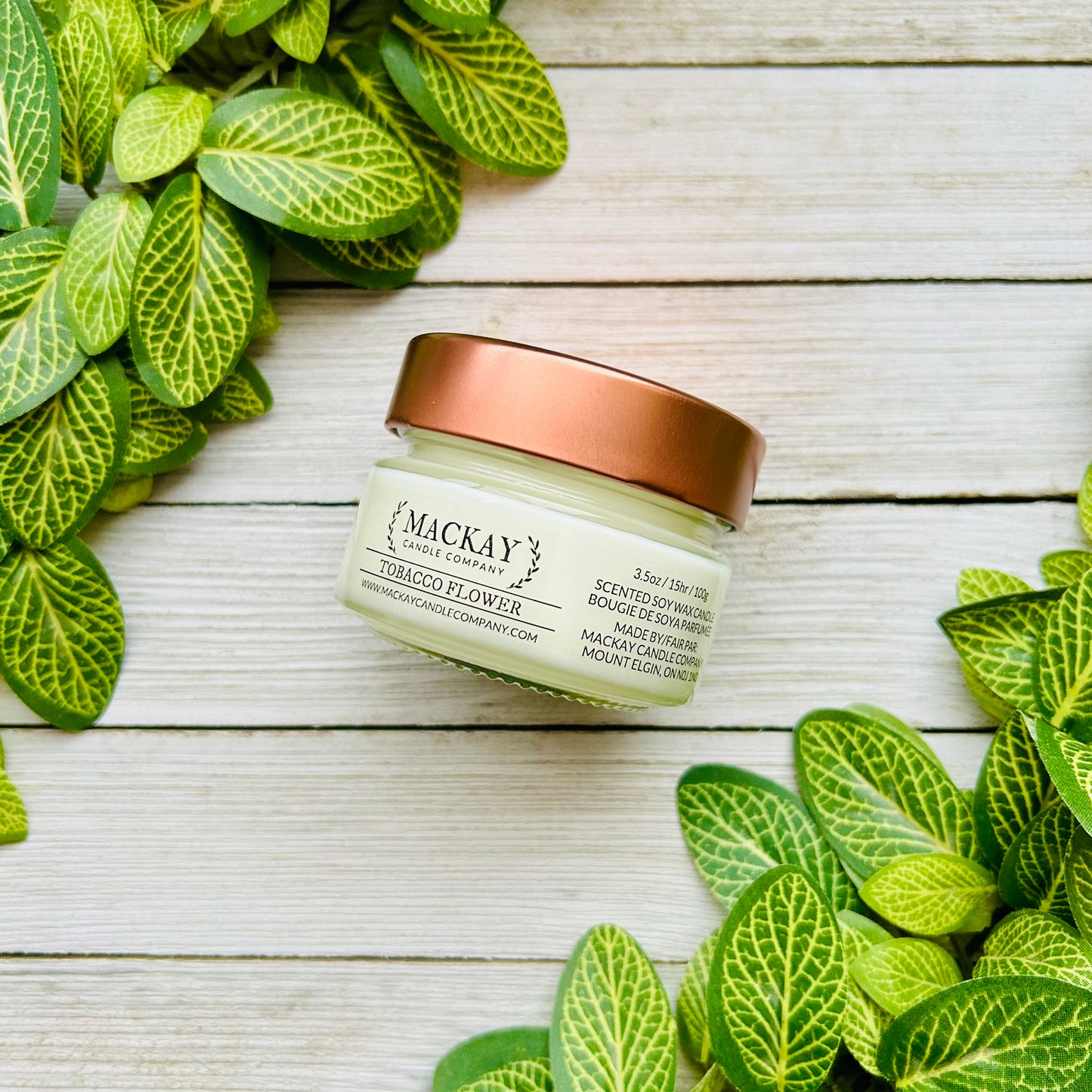 Tobacco Flower Small Library Jar