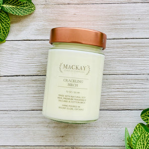Crackling Birch Large Library Jar