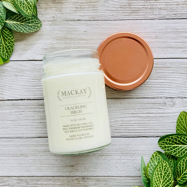 Crackling Birch Large Library Jar