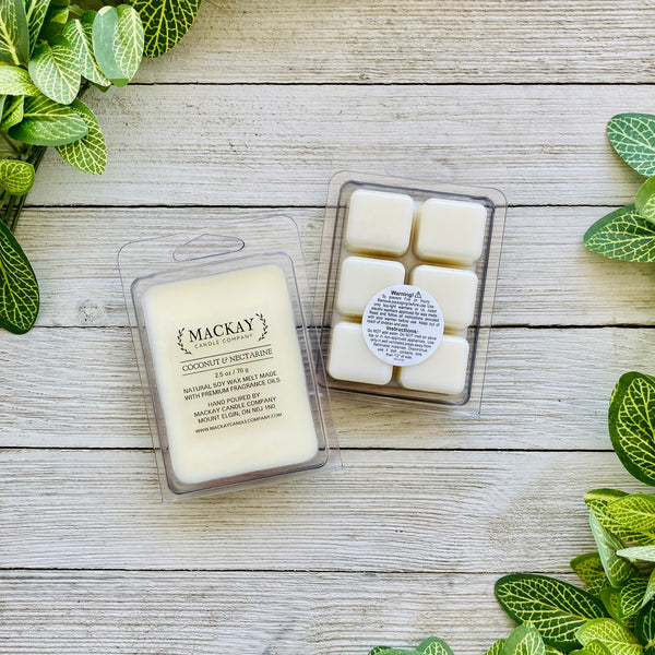Coconut & Nectarine Wax Melt