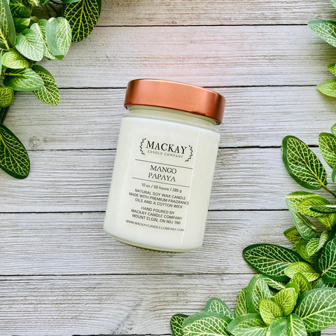 Mango Papaya Large Library Jar